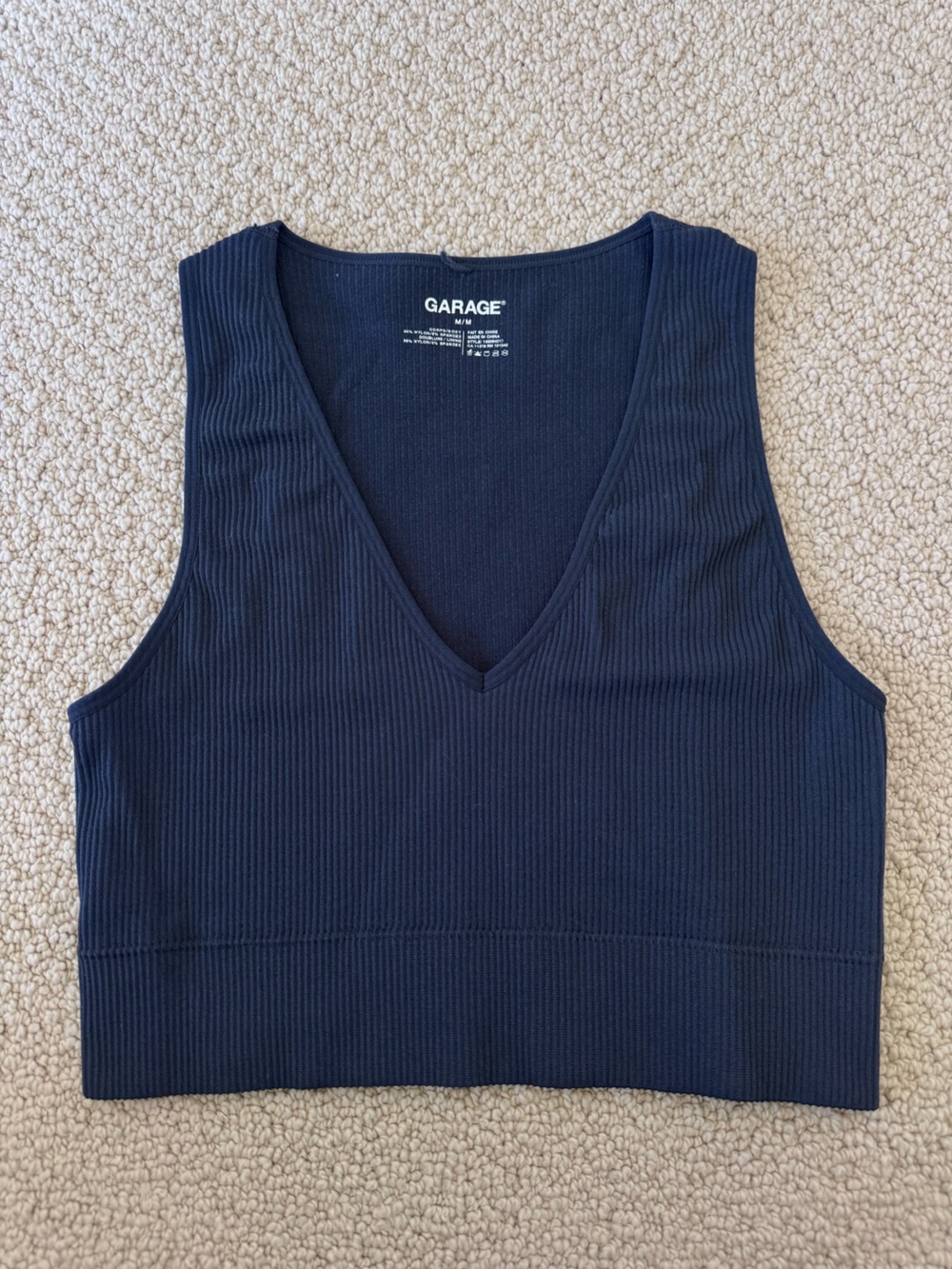 Black Garage Tank Top